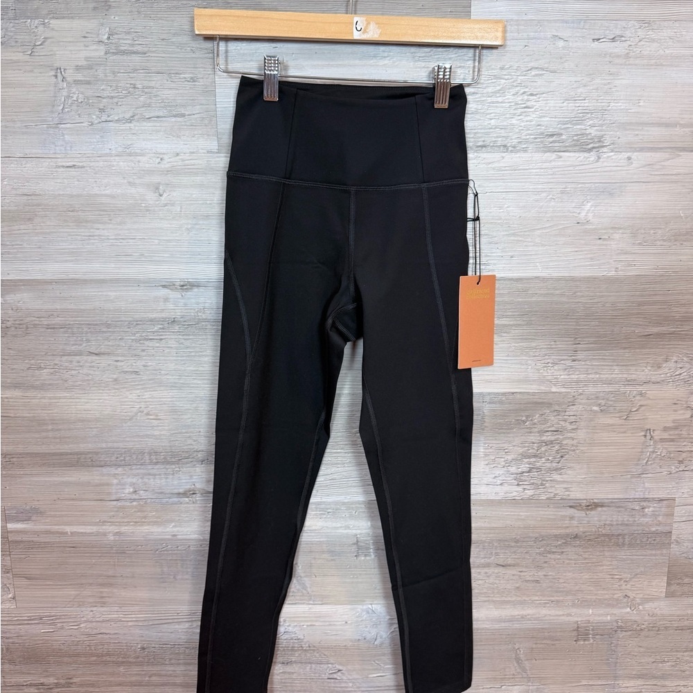 NWT Girlfriend Collective Black Compressive High-Rise Leggings - Size XS